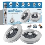 Upgraded 3 1 Kitchen Sink Drain Strainer, Stainless Steel Pop Stopper. Fixed Price $18.99.