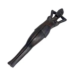 Vintage Hand Carved Wood Woman Nutcracker Folk Art Figurine African Brown 12.5". Fixed Price $19.98.