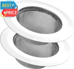 2PCS Kitchen Sink Strainer, Stainless Steel Mesh Drain Cover, Large Wide Ri. Fixed Price $11.23.