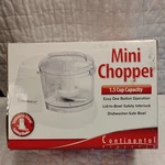 Continental Electric CE22361 White 1.5-CUP Mini Chopper Brand New Fast Shipping. Fixed Price $19.95.