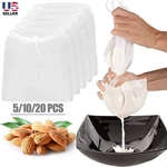 20PCS Reusable Extra Large Home Wine Brew Bags Fine Mesh Strainer New. Fixed Price $8.78.