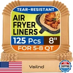 Vailnd Air Fryer Paper Liners 125PCS Parchment. Fixed Price $19.94.