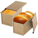 Beasea Pullman Loaf Pan 2 Pack, 1 Lb Non-stick Bread With Lid Carbon Steel G. Fixed Price $31.91.
