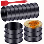 Datanya 12-PACK Nonstick Crumpet Rings 4" Stainless Steel English Muffin Molds. Fixed Price $30.49.