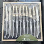 The English Kitchen Todd Steak Knives Set Of 10 Stainless Steel Flatware. Fixed Price $48.00.