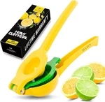 Zulay Kitchen 2-IN-1 Lemon Squeezer Metal Hand Juicer Max Extraction Citrus. Fixed Price $28.99.