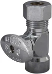 Keeney 2058PCLF 1/2" Fip By 3/8" O.d. Lead Free Quarter Turn Straight Valve, Fs. Fixed Price $10.00.