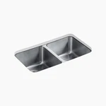 Kohler K-3171-HCF-NA Undertone Preserve Dbl/eql Ss Sink. Fixed Price $997.45.