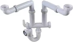 Talea Double Kitchen Sinks Drain Pipe Rear Hard Tube White. Fixed Price $34.27.