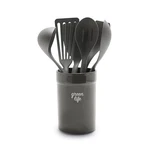 Greenlife Cooking Tools And Utensils, 7 Piece Kitchen Set Ceramic Crock Holder. Fixed Price $32.46.