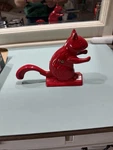 Red Metal Squirrel Nutcracker 6" Tall. Fixed Price $19.99.