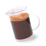 Newness Glass Measuring With Handle, 500 Ml (2 Cup), Red Scale. Fixed Price $30.99.