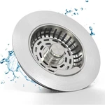 Semour 1 Kitchen Sink Drain Strainer, 304 Stainless Steel Silver. Fixed Price $14.50.