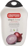 Dexas Chop & Scoop Cutting Board, 6.5 By 10.5 Inches, White With Black Handle. Fixed Price $14.25.