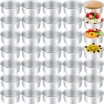 40 Pack Small Inch Cake Aluminum Mini Round Baking Pans Tins Set With. Fixed Price $71.63.