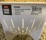Oxo Good Grips 3 Qt Plastic Colander New. Fixed Price $18.00.
