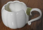Anthropologie Figural Pumpkin Stoneware Mug. Fixed Price $18.50.