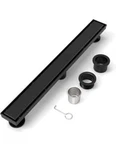 Webang 24 Inch Shower Linear Rectangular Floor Drain Matte Black New 1599M. Fixed Price $54.00.
