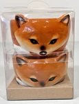 2 Pc Fox Ramekin Baking Dw Oven & Microwave Safe Nib Burnt Orange Holds 8OZ. Fixed Price $12.00.