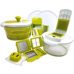 Megachef Salad Spinner 10-IN-1 Multi-use 8-BLADES Slicer Dicer Chopper Compact. Fixed Price $34.14.
