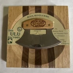 Nip The Ulu Factory Alaska Cutlery Blade Block & Bowl - 6" Knife Stand. Fixed Price $28.95.