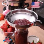 Stainless Steel Canning Funnel Set For Mason Jars Wide Mouth Kitchen Tool. Fixed Price $6.95.