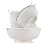 Stainless Steel Colander 3 Piece,metal Strainer Basket With Solid Base Ha.... Fixed Price $61.27.
