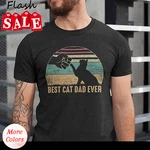 2025/BEST Cat Dad Ever Tshirt, Funny Tee, Gift. Fixed Price $17.99.