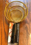 Gold Strainer Set Thyme & Table 3-PIECE Fine Mesh Luxe Collection. Fixed Price $9.99.