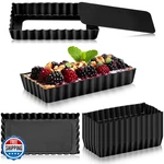 Tessco For You 16 Pieces Mini Tart Pans Removable Bottom Nonstick Quiche. Fixed Price $43.86.