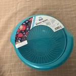 Hutzler Plastic 3 In 1 Berry Bowl, Teal, Piece: Lid, Colander. Fixed Price $16.00.