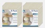 16 Pcs Reusable Cheesecloth 20X20 Hemmed Grade 100 Organic Cotton Strainer. Fixed Price $19.65.