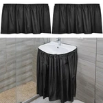 Sibosen Pack Fabric Sink Skirt 55 X 32 Inches (depth Not Specified), Black. Fixed Price $25.44.