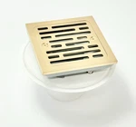 Delta DT062412-CZ 4" Tile-in Square Shower Drain Champagne Bronze. Fixed Price $65.00.