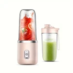 Portable Electric Juicer Double Cup Fruit Blender Bottle Mixer 6 Blade 400ML Usb. Fixed Price $10.99.