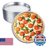 Gdoodm 50 Pack Aluminum Pizza Foil Pans, 11 Inch Round Disposable. Fixed Price $51.46.