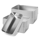 Akolafe 12 Pack Stainless Steel Loaf Pan 8.5 X 5.5 Inch Banana Bread For Hom. Fixed Price $74.99.