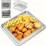 2PCS Stainless Steel Oven Air Fryer Basket And Tray Replacement For Cuisinar Toa. Fixed Price $33.78.