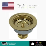 Kingston Brass K112PB Tacoma Kitchen Sink Basket Strainer, Polished. Fixed Price $28.99.