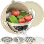 4-1 With Bowl Set Rotatable Strainers For Kitchen, Food Colanders,. Fixed Price $50.00.