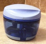 Retired Tupperware Lil Chopper Food Processer Twist Top 1.25 Cup Blue 5517. Fixed Price $19.99.