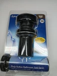 Keeney 1-1/4" Push Button Bathroom Sink Drain Bronze Finish K820-76BRZ. Fixed Price $9.99.