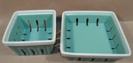 Bee And Willow Mint Green Stoneware Fruit Strainer Serving Dish Set. Fixed Price $38.47.