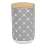 Trellis Paw Print Pet Treat Canister With Lid Dog & Cat Jar For Counter.... Fixed Price $31.24.