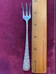 Forget Me Not Sterling Silver Flatware By Stieff 1 Seafood Fork 8 Av. Each. Fixed Price $50.00.