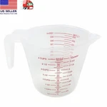 1 (32OZ) Clear Plastic Measuring - Milliliters, Liter, Oz, Cups, Quart. Fixed Price $9.99.