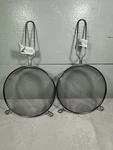 2 Ikea Idealisk Handheld Strainer Stainless Steel Straining Kitchen Utensil 7 ". Fixed Price $9.99.