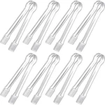 8 Pieces Plastic Tongs For Serving Food Clear Kitchen Mini Uten.... Fixed Price $22.59.