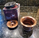 Coppersmith Creation Solid Kitchen Sink 3-IN-1 Deep Basket Disposal Drain. Fixed Price $45.00.