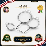 All-clad Stainless Steel Fine Mesh Strainer Set Of 3 Kitchen Sieve-new. Fixed Price $86.50.